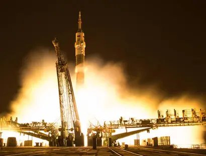 Expedition zur ISS.