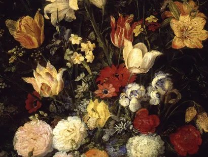 Jan Brueghel d.Ä., Blumenstrauß (Detail), um 1620