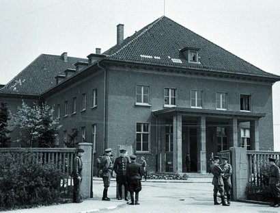 Ort der bedingungslosen Kapitulation der Wehrmacht, ehemaliges Offizierskasino der Pionierschule I, in Berlin-Karlshorst, 8. Mai 1945