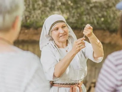 Spinnen mit der Handspindel