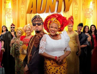 Plakat des nigerianischen Films "Oversabi Aunty"