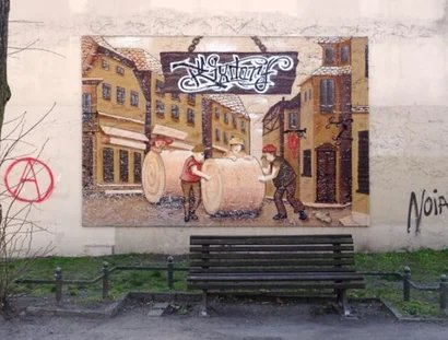 Wandbild Popraci