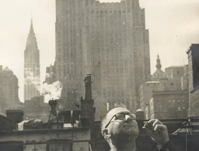 Bertolt Brecht in New York, 124 East 57th Street, 1946