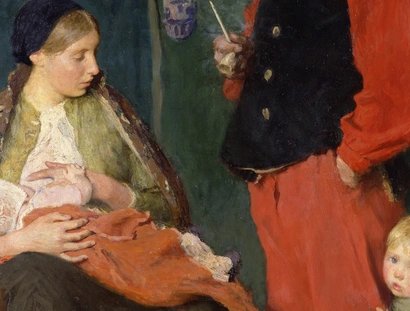 Gari Melchers, Die Familie (Ausschnitt)