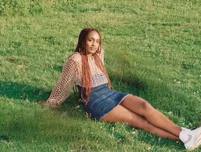 Porträt der DJane afrodisiac