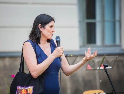 Petra Anders während der Langen Nacht der Wissenschaften 2025