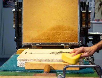 Litho-Schauvorführung