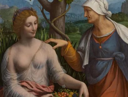 Francesco Melzi, Vertumnus und Pomona (Detail), 1518–1522
