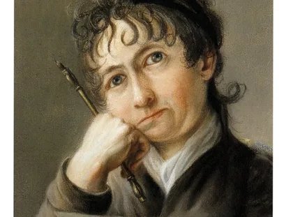Suzette Henry, geborene Chodowiecka (1763–1819): Selbstportrait, (Pastell), 1785/86