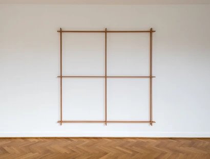 Ausstellungsansicht, Matt Browning: A Screen of Trees, Mies van der Rohe Haus.