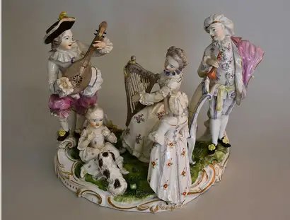 Die spanischen Musikanten, Frankenthal, um 1762