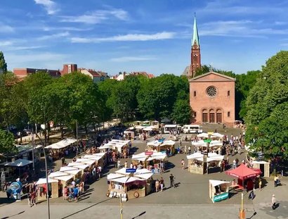Weddingmarkt von oben, Juni 2017