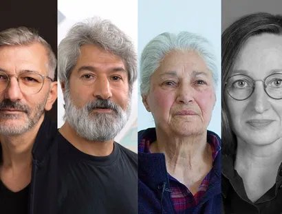 Neco Çelik, Abuzer Güler, Mehrangis Montazami-Dabui and Claudia Hummel © Sven Serkis / Abuzer Güler / Gropius Bau / ZHdK-Guillaume Musset