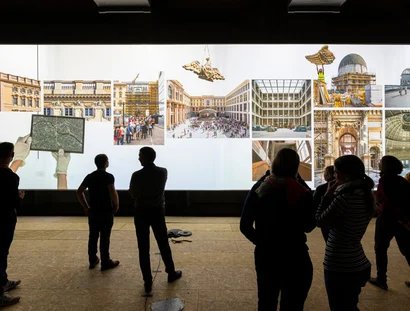 Präsentation des Videopanoramas zur Geschichte des Ortes im Humboldt Forum