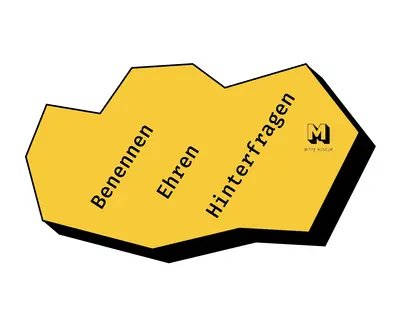 "Benennen, Ehren, Hinterfragen" - Straßennamen spiegeln politische Entscheidungen, gesellschaftliche Werte und Machtverhältnisse wider.