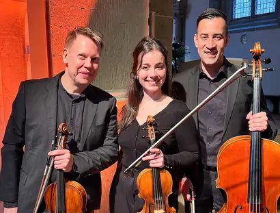 Daniel Mögelin, Markéta Janoušková und Rafael Guevara