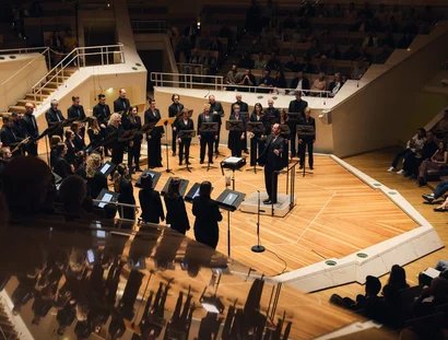 RIAS Kammerchor mit Justin Doyle in der Philharmonie Berlin, 2023