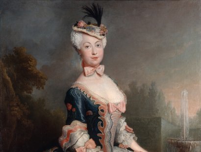 Antoine Pesne: Elisabeth Dorothea Juliane Freifrau Buddenbrock, geb. Wallmoden, vor 1740