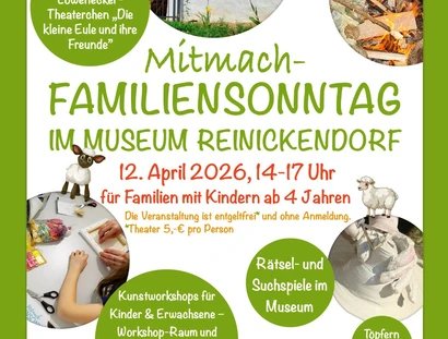 Familiensonntag im Museum Reinickendorf 2026