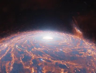 Kollision der Milchstraße mit der Zwerggalaxie Sagittarius