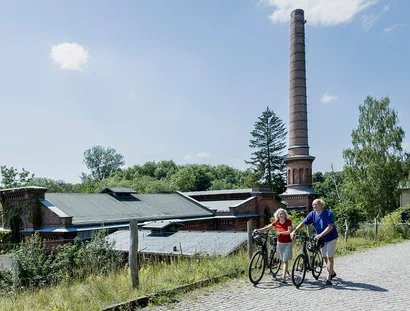 Fahrradroute: Natur und Infrastruktur