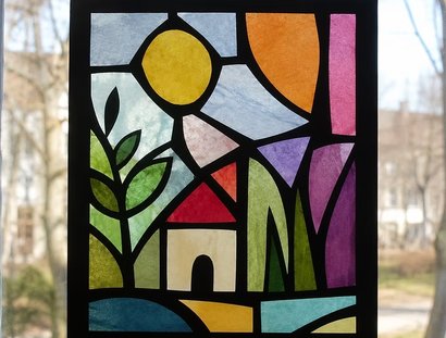 Fensterwelten: Lichtbilder aus Papier