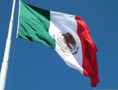 Fahne von Mexico