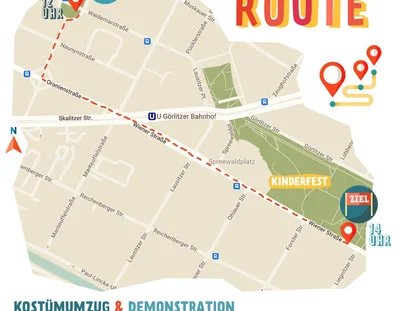 Kinderkarneval Route