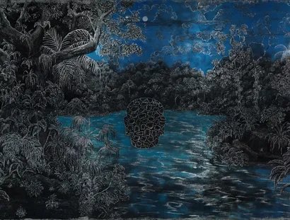Edouard Duval-Carrié, After Church Mystic Lagoon (2013)