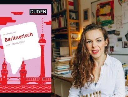 Foto von Lea Streisand und Buchcover