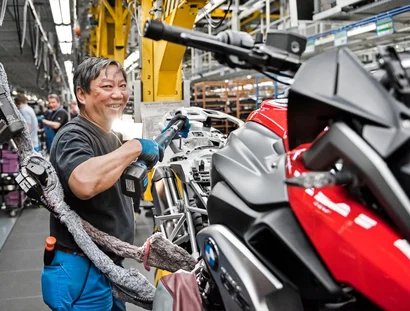 Grundmontage BMW Motorrad