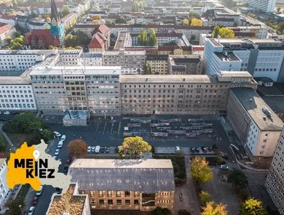 Blick auf die Ehemalige Stasi-Zentrale. Campus für Demokratie