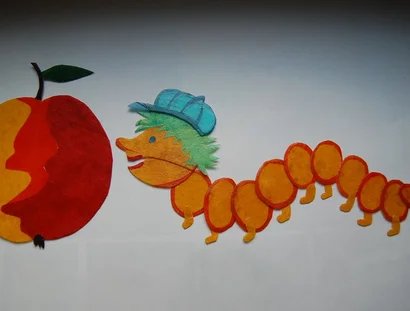 Raupe Nimmersatt und der gesunde Apfel