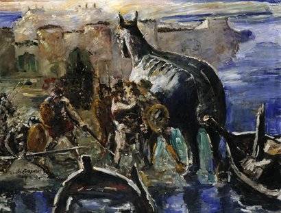 Lovis Corinth, Das Trojanische Pferd, 1924