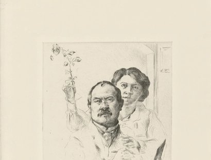 Lovis Corinth, Selbstbildnis mit Gattin, 1904