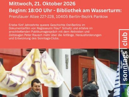 50 Jahre Sonntagsclub – Zwischen gestern und morgen / Filmscreening & Interview mit Peter Rausch