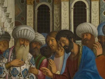 Cima da Conegliano, Die Heilung des Anianus durch den hl. Markus (Detail), 1497–1499