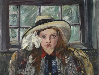 Lovis Corinth, Wilhelmine mit Ball, 1915