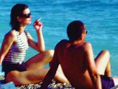 Tanja Ostojić, from Strategies of Success/Curator Series (2001–2003), Vacation with Curator, 2003. Copyright/Courtesy: T. Ostojić.