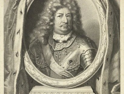 Adam de Clerck (Zeichner), Samuel Blesendorf (Stecher), Kurfürst Friedrich Wilhelm von Brandenburg (Großer Kurfürst), 1695