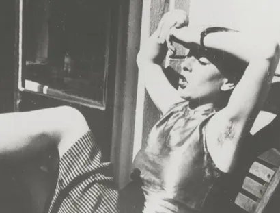 Ivana Meller-Tomljenović, Porträt Grete Krebs, Detail, 1930, Bauhaus-Archiv Berlin