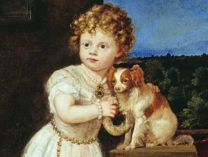 Tizian. Clarissa Strozzi im Alter von zwei Jahren (Detail). 1542