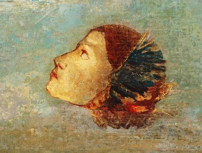 Odilon Redon: Hommage à Goya, um 1895, Staatliche Museen zu Berlin, Nationalgalerie CC NC-BY-SA