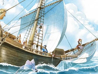 Illustration »In 60 Minuten um die Welt«