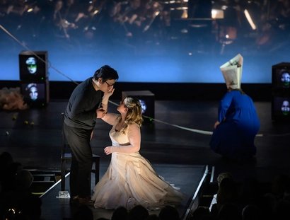 Judit Kutasi als Amneris, Christina Nilsson als Aida, SeokJong Baek als Radames