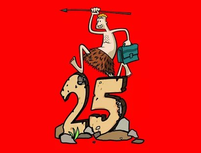 KEY VISUAL 25 Jahre Caveman