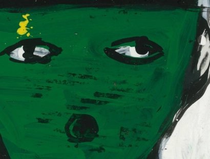 Walter Dahn, Ohne Titel, Detail, 1987