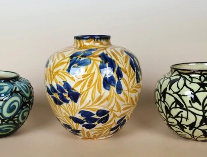 3 Vasen von Max Laeuger/Karlsruhe, 1.H. 1920er Jahre