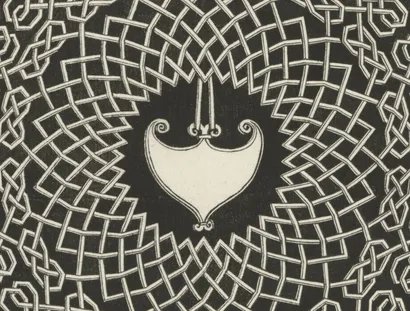 Albrecht Dürer, Knoten mit herzförmigem Schild, Detail, nach 1507