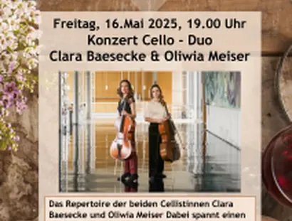 Veranstaltungen in Berlin: Osteria mit dem Cello Duo c/o
